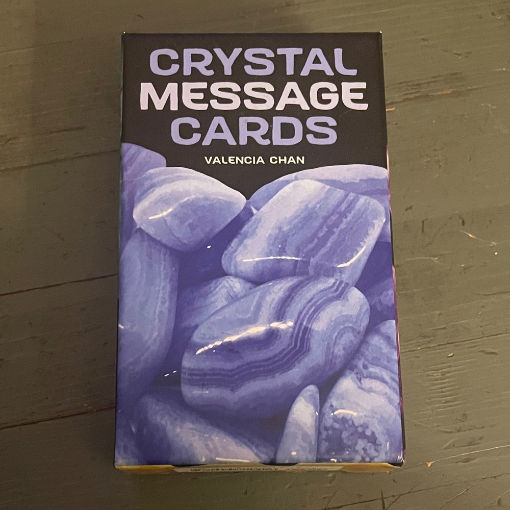 Crystal Message Cards – Spiritual Oracle Deck for Guidance & Reflection